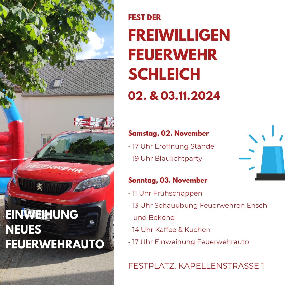 Mehr über den Artikel erfahren Fahrzeugeinweihung mit Feuerwehrfest
