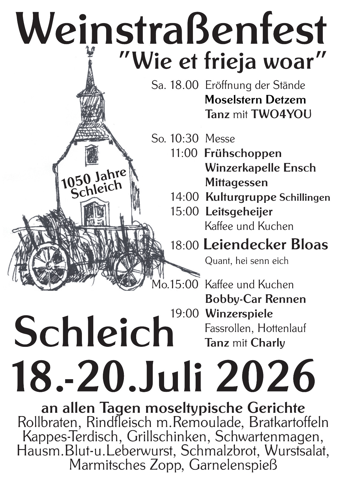 Mehr über den Artikel erfahren Weinstraßenfest 2026